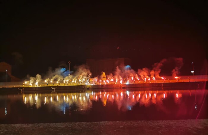 Fumogeni Darsena Ravenna Fc