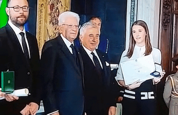 Laura Ginestretti Cerimonia Quirinale