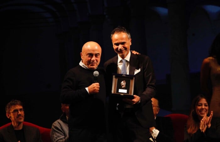 23 11.2019 Ravenna Teatro Alighieri Premio Guidarello, Guidarello Ad Honorem Ferruccio De Bortoli, Premiati Franco Di Mare , Antonio Polito ,agnese Pini , Paolo Cevoli, Francesca Fialdini , Angela Rafanelli, Fiorenzo Landi , Robero Gagnor, Giampaolo Sold
