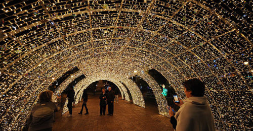 Milano Marittima Natale Tunnel Di Luci 1