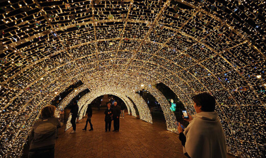 Milano Marittima Natale Tunnel Di Luci 1