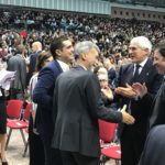 Il sindaco e l'assessore Fagnani con Casini e Del Rio