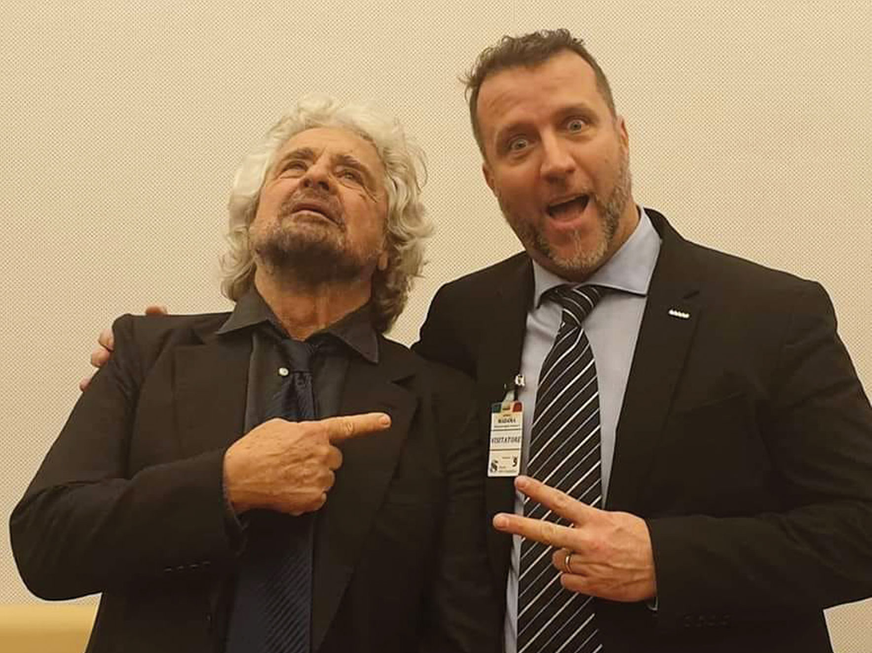 Stefano Benini Beppe Grillo