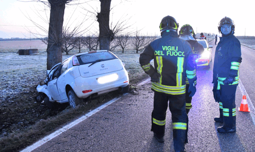 I soccorritori sul luogo dell'incidente