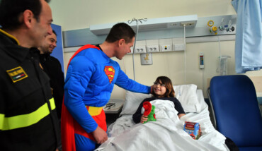 Superman Bambina Ospedale