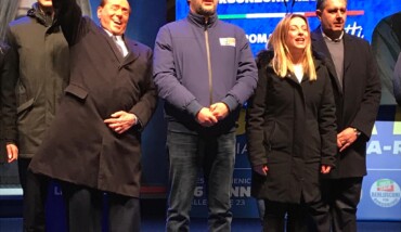 Berlusconi Meloni Salvini
