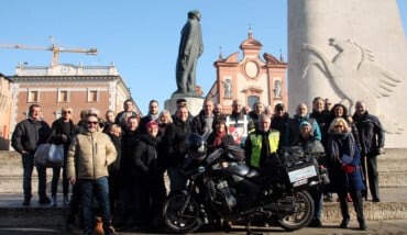 Partenza Del Viaggio In Russia In Moto