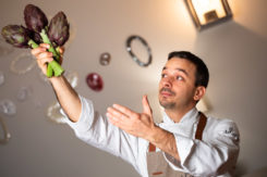 Lo Chef Stellato Gorini: «Idea nasce anche da un paesaggio»