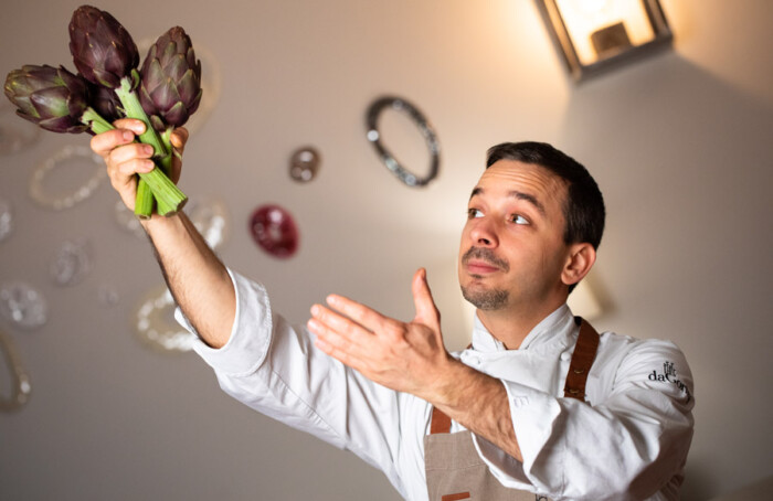 Lo Chef Stellato Gorini: «Idea nasce anche da un paesaggio»