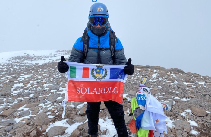 Zauli Sulla Vetta Dell'Aconcagua