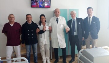 La consegna dei televisori