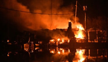 Incendio Capanno Baiona