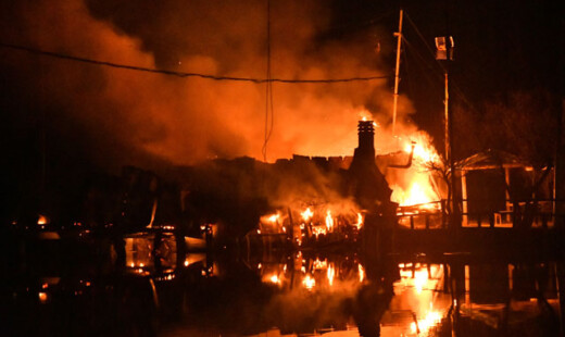 Incendio Capanno Baiona