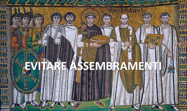 Mosaico Evitare Assembramenti