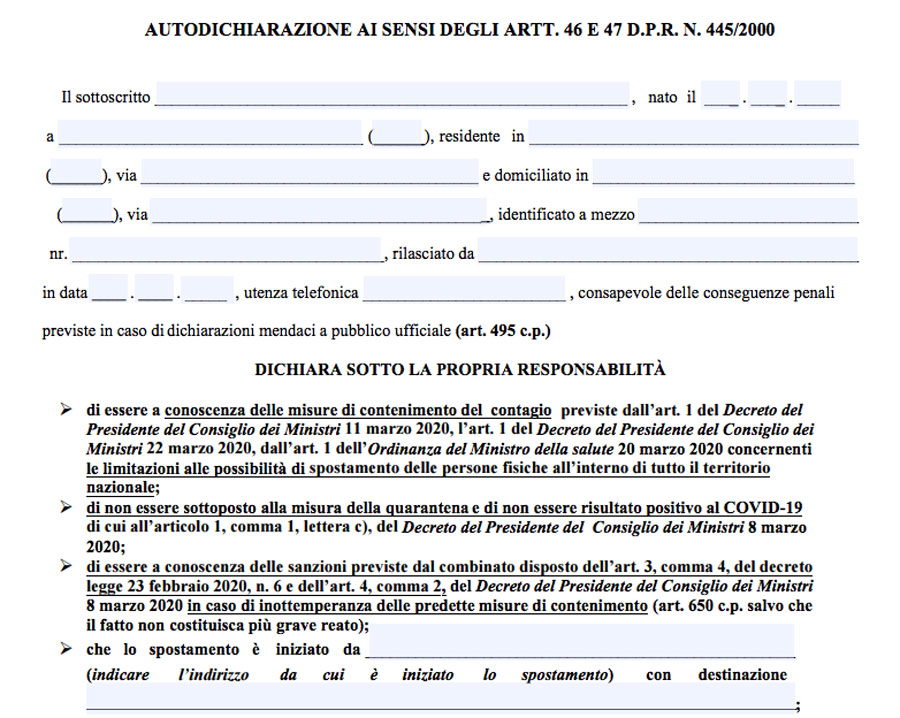 ecco-il-nuovo-modello-di-autodichiarazione-da-stampare-per-poter-uscire