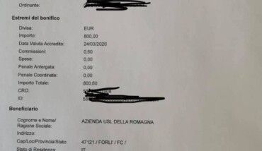 Bonifico Lega Onesti