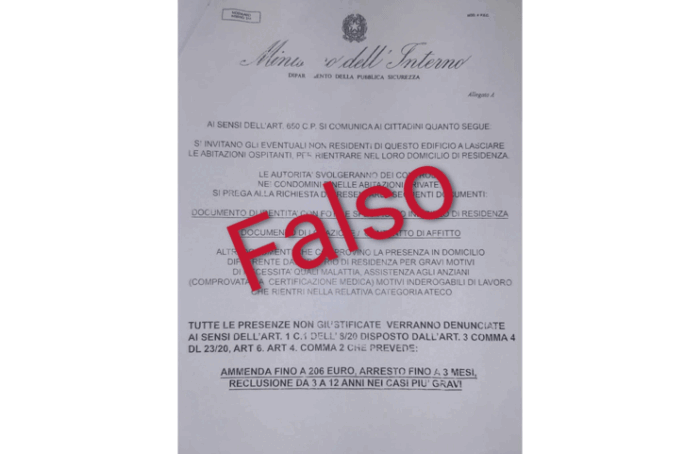 Falso Volantino