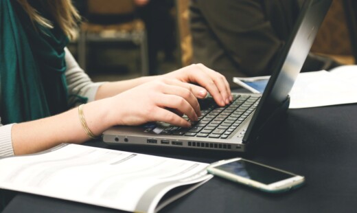 Woman Typing Writing Programming 7112