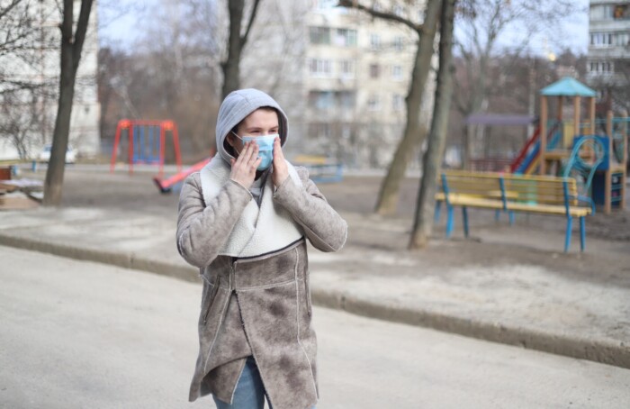 Woman Wearing Face Mask 3973873