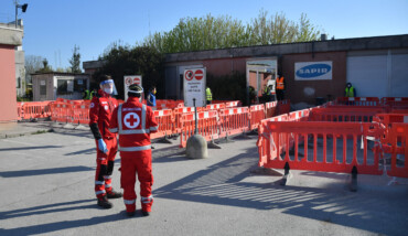 CONTROLLI CAMIONISTI PER COVID PORTO RAVENNA