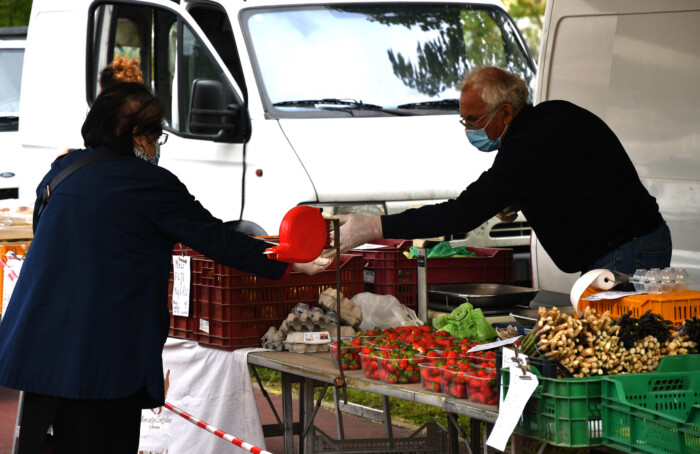 APERTURA MERCATO CONTADINO PARCO STROCCHI VIA VICOLI EMERGENA COVID RAVENNA