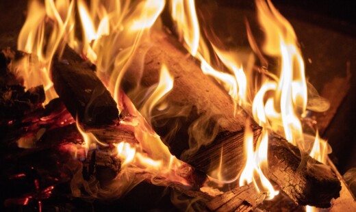 Burning Campfire 1002747