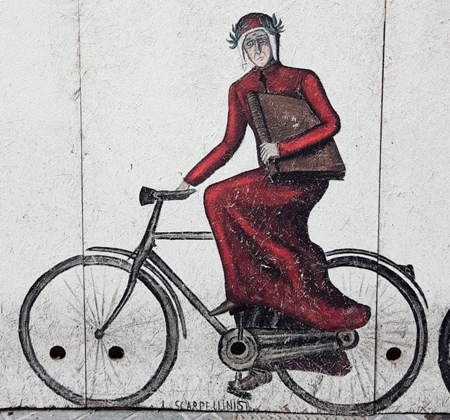 Dante In Bici Murales