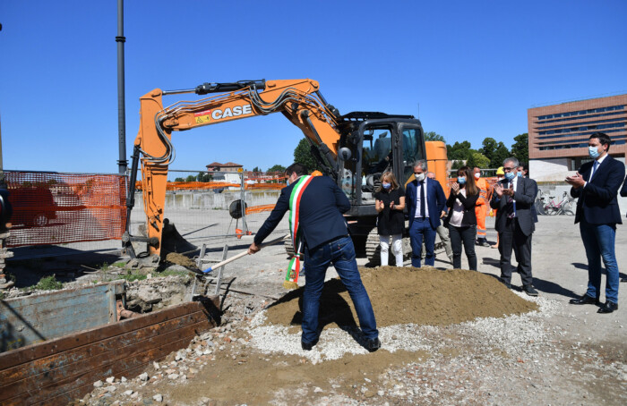 POSA PRIMA PIETRA POTENZIAMENTO RETE FOGNARIA DARSENA RAVENNA
