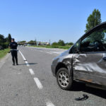 INCIDENTE MOTO AUTO 2 MOTOCICLISTI MINORENNI SULLA UARANTOLA A FUSIGNANO (RA)