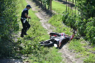 INCIDENTE MOTO AUTO 2 MOTOCICLISTI MINORENNI SULLA UARANTOLA A FUSIGNANO (RA)