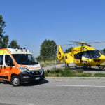 INCIDENTE MOTO AUTO 2 MOTOCICLISTI MINORENNI SULLA UARANTOLA A FUSIGNANO (RA)