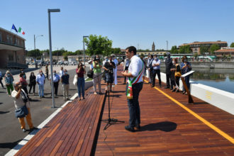 INAUGURAZIONE PASSEGGIATA LUNGO IL CANDIANO IN DARSENA A RAVENNA