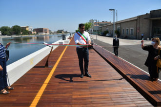 INAUGURAZIONE PASSEGGIATA LUNGO IL CANDIANO IN DARSENA A RAVENNA