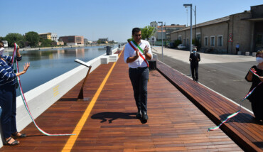 INAUGURAZIONE PASSEGGIATA LUNGO IL CANDIANO IN DARSENA A RAVENNA
