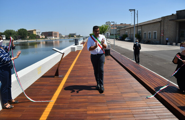INAUGURAZIONE PASSEGGIATA LUNGO IL CANDIANO IN DARSENA A RAVENNA