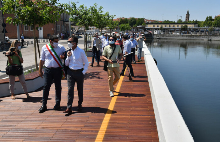 INAUGURAZIONE PASSEGGIATA LUNGO IL CANDIANO IN DARSENA A RAVENNA