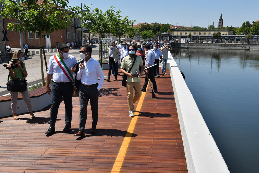 INAUGURAZIONE PASSEGGIATA LUNGO IL CANDIANO IN DARSENA A RAVENNA