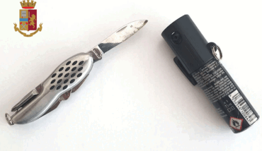 Polizia Faenza Coltello Spray