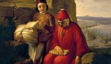 03 Annibale Gatti, Dante In Esilio, Olio Su Tela, 80x70cm ,1854