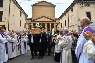 FUNERALE MORTE DON UGO SALVATORI PARROCCHIA DI SAN ROCCO RAVENNA