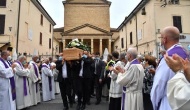 FUNERALE MORTE DON UGO SALVATORI PARROCCHIA DI SAN ROCCO RAVENNA