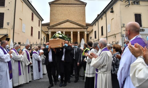 FUNERALE MORTE DON UGO SALVATORI PARROCCHIA DI SAN ROCCO RAVENNA