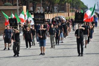 Cerimonia Ettore Muti cimitero Ravenna 2020