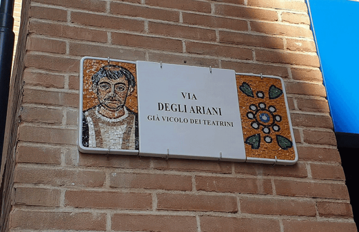 Targa Annafietta Via Degli Ariani