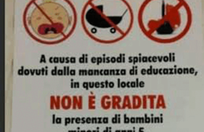 Vietato Ingresso Bambini
