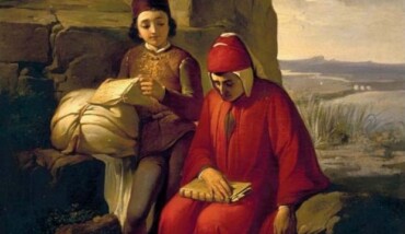 01 Annibale Gatti, Dante In Esilio, Olio Su Tela, 80x70cm ,1854