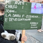 MANIFESTAZIONE PROTESTA CONTRO DPCM COVID ARTE, DANZA, SPETTACOLO IN PIAZZA DEL POPOLO RAVENNA