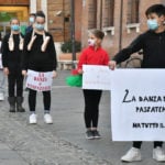 MANIFESTAZIONE PROTESTA CONTRO DPCM COVID ARTE, DANZA, SPETTACOLO IN PIAZZA DEL POPOLO RAVENNA