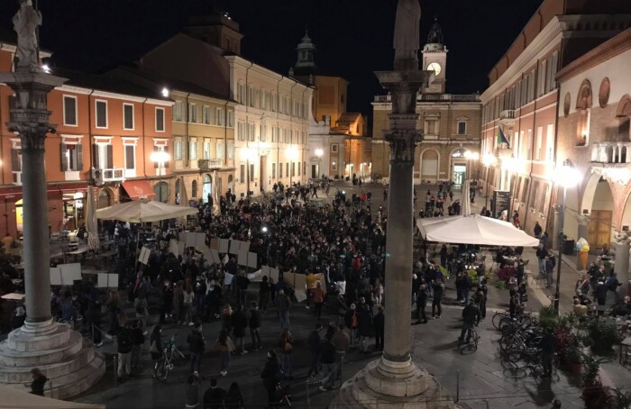 Protesta Piazza Del Popolo 26 Ottobre