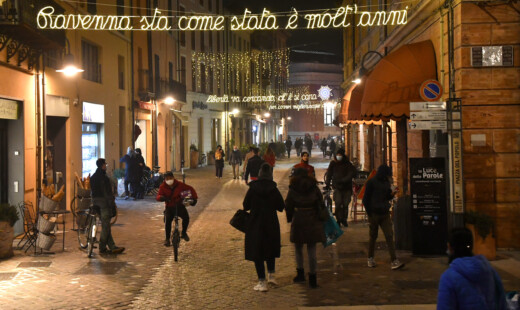 LUMINARIE DANTE E NATALE 2020 CENTRO RAVENNA
